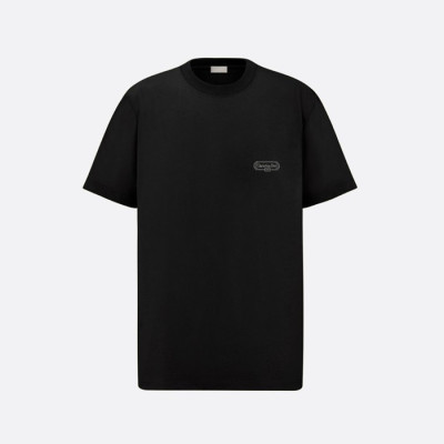 디올 남성 라운드 반팔 티셔츠 - Dior Mens Round Tshirt - dic12725x