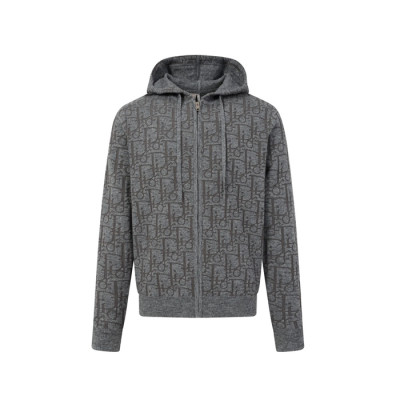 디올 남성 오블리크 후드티 - Dior Mens Oblique Hooded - dic12727x