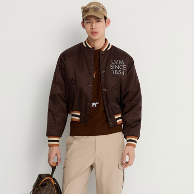 루이비통 남성 봄버 자켓 - Louis vuitton Mens Bomber Jacket - lvc12733x