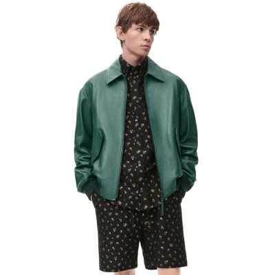 로에베 남성 가죽 자켓 - Loewe Mens Leather Jacket - loc12774x