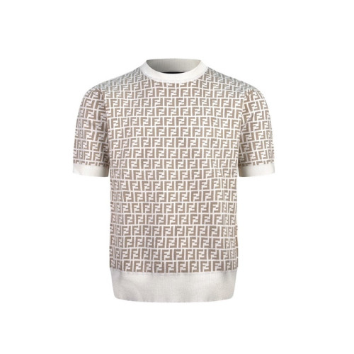 펜디 남성 라운드 반팔 티셔츠 - Fendi Mens Round Tshirt - fec12846x