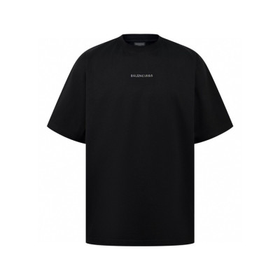 발렌시아가 남성 라운드 반팔 티셔츠 - Balenciaga Mens Round Tshirt - bac12875x