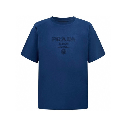 프라다 남성 라운드 반팔티 - Prada Mens Round Tshirt - prc12876x