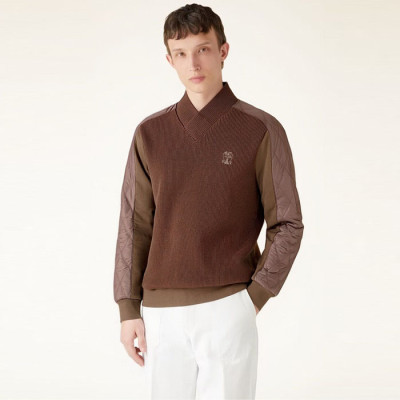 로로피아나 남성 브이넥 스웨터 - Loro Piana Mens V-neck Sweater - lpc12880x