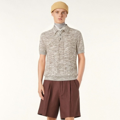 로로피아나 남성 폴로 반팔티 - Loro Piana Mens Polo Tshirt - lpc12887x