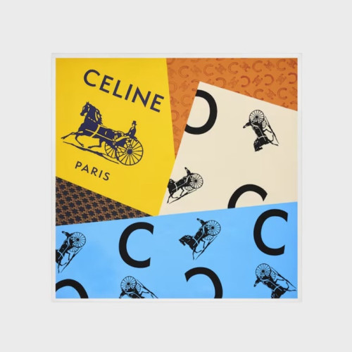 셀린느 여성 트리오페 스퀘어 스카프 - Celine Womens Triomphe Scarf - acc6719x