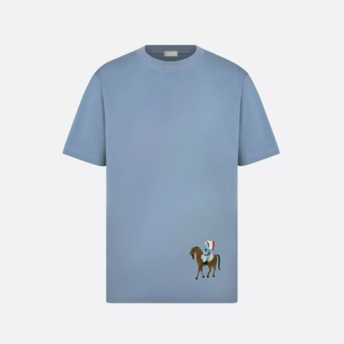 디올 남성 라운드 반팔 티셔츠 - Dior Mens Round Tshirt - dic12912x