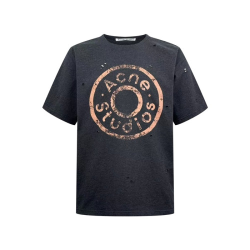 아크네 남성 레이어드 로고 반팔티 - Acne Mens Layered Logo Tshirt - anc12931x