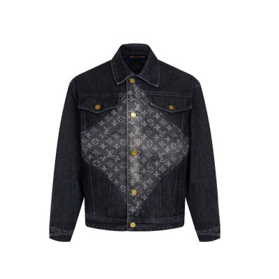 루이비통 남성 데님 자켓 - Louis vuitton Mens Denim Jacket - lvc12996x