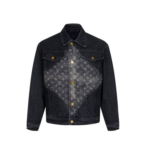 루이비통 남성 데님 자켓 - Louis vuitton Mens Denim Jacket - lvc12996x