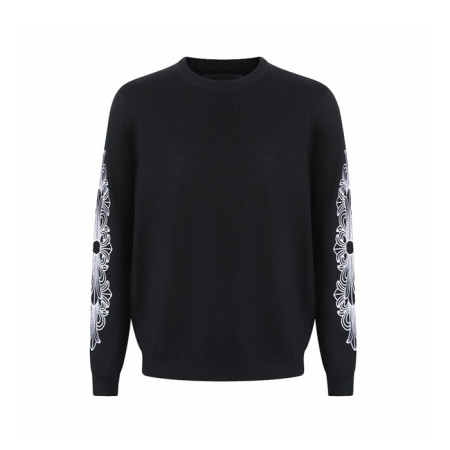 크롬하츠 남성 라운드 니트웨어 - Chrom hearts Mens Round Knitwear - chc13006x