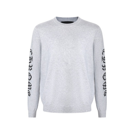 크롬하츠 남성 라운드 니트웨어 - Chrom hearts Mens Round Knitwear - chc13007x