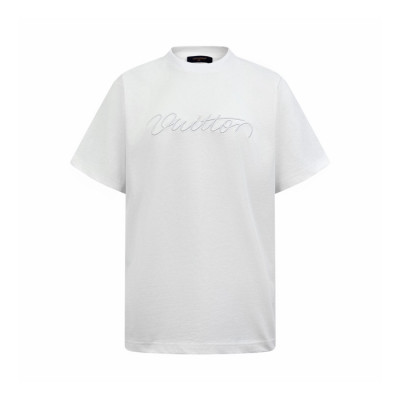 루이비통 남성 라운드 반팔 티셔츠 - Louis vuitton Mens Round Tshirt - lvc13013x