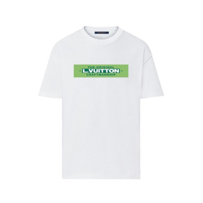 루이비통 남성 라운드 반팔 티셔츠 - Louis vuitton Mens Round Tshirt - lvc13026x