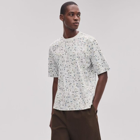 에르메스 남성 라운드 반팔티 - Hermes Mens Round Tshirt - hec13028x