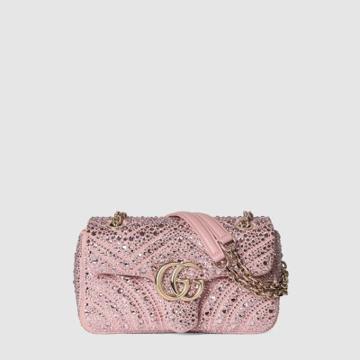 구찌 여성 크리스탈 스몰 숄더백 - Gucci Womens Crystal Small Shoulder Bag - gub13190x