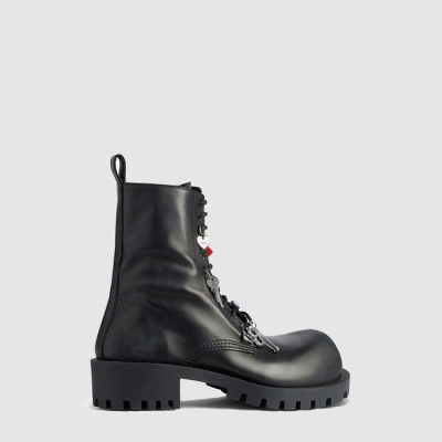 발렌시아가 남성 허머 레이스업 부티 - Balenciaga Mens Hummer Lace-Up Booties - bas8914x