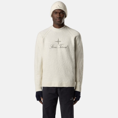 스톤아일랜드 남성 크루넥 니트 - Stone Island Mens Round Knitwear - stc13039x