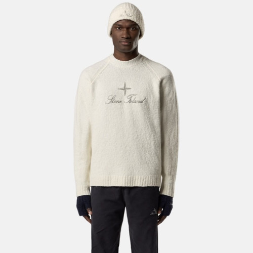 스톤아일랜드 남성 크루넥 니트 - Stone Island Mens Round Knitwear - stc13039x