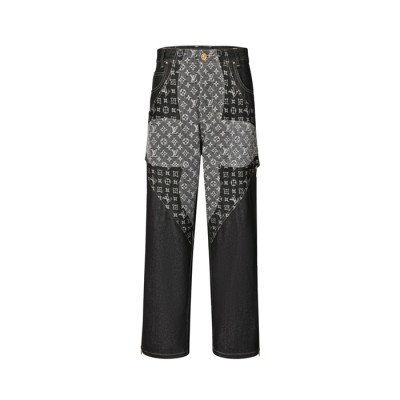 루이비통 남성 트렌디 청바지 - Louis vuitton Mens Trendy Jeans - lvc13045x