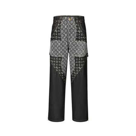 루이비통 남성 트렌디 청바지 - Louis vuitton Mens Trendy Jeans - lvc13045x