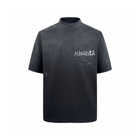 메종 마르지엘라 남성 라운드 반팔 티셔츠 - Maison Margiela Mens Round Tshirt - mac13046x