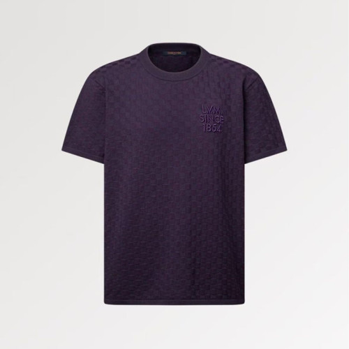 루이비통 남성 라운드 반팔 티셔츠 - Louis vuitton Mens Round Tshirt - lvc13058x