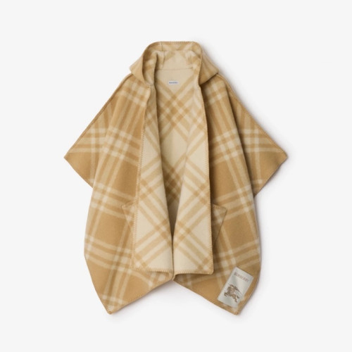 버버리 여성 리버시블 체크 울 케이프 - Burberry Womens Reversible Check Wool Cape - acc6777x