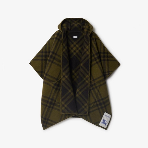 버버리 여성 리버시블 체크 울 케이프 - Burberry Womens Reversible Check Wool Cape - acc6779x