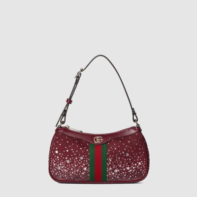 구찌 여성 크리스탈 스몰 숄더백  - Gucci Womens Small Shoulder Bag - gub13235x
