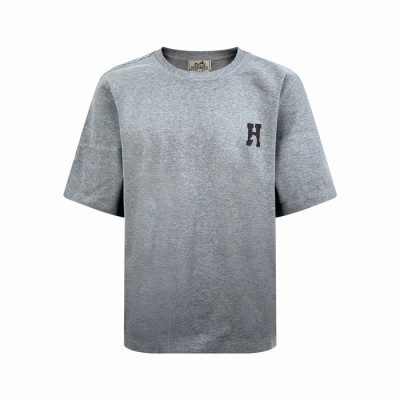 에르메스 남성 라운드 반팔티 - Hermes Mens Round Tshirt - hec13116x
