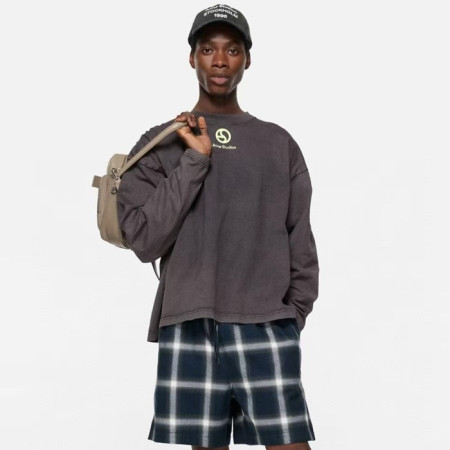 아크네 남성 라운드 긴팔티 - Acne Mens Round Tshirt - anc13178x