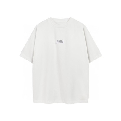 메종 마르지엘라 남성 라운드 반팔 티셔츠 - Maison Margiela Mens Round Tshirt - mac13179x