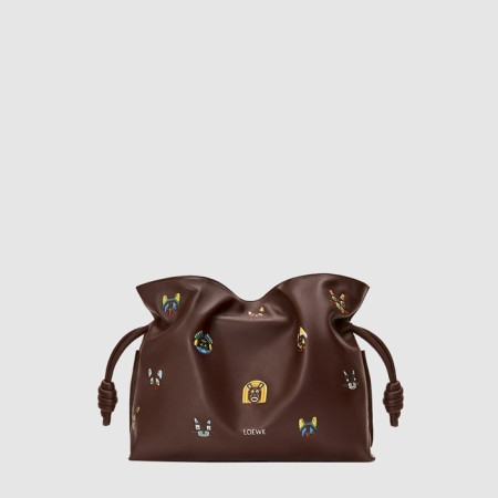 로에베 여성 미디엄 플라멩코 클러치 - Loewe Womens Medium Flamenco Clutch - lob13250x