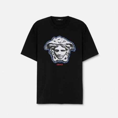 베르사체 남성 반팔 티셔츠 - Versace Mens Round Tshirts - vec13204x