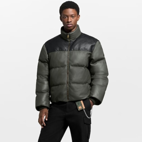 루이비통 남성 가죽 패딩 - Louis vuitton Mens Leather Padding - lvc13210x
