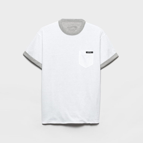 프라다 남성 양면 라운드 반팔티 - Prada Mens Round Tshirt - prc13214x