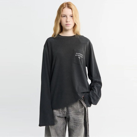 아크네 남성 라운드 긴팔티 - Acne Mens Round Tshirt - anc13225x