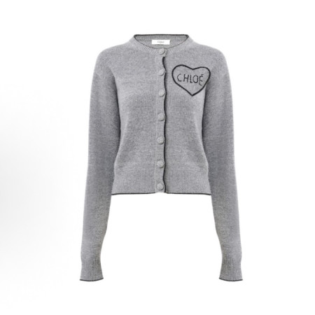 끌로에 여성 브이넥 가디건 - Chloe Womens V-neck Cardigan - chc13249x