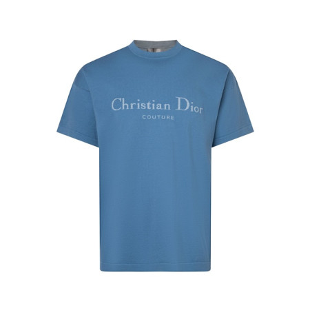 디올 남성 라운드 반팔 티셔츠 - Dior Mens Round Tshirt - dic13272x