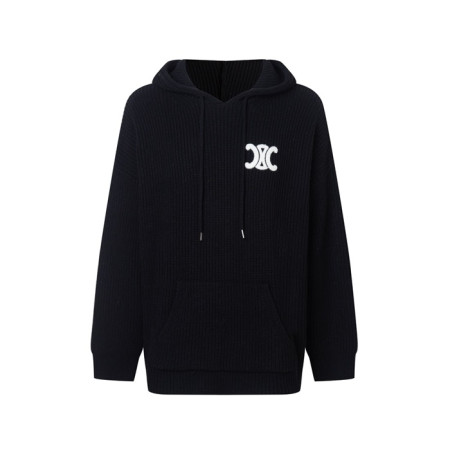 셀린느 남성 후드 니트웨어 - Celine Mens Hood Knitwear - cec13295x