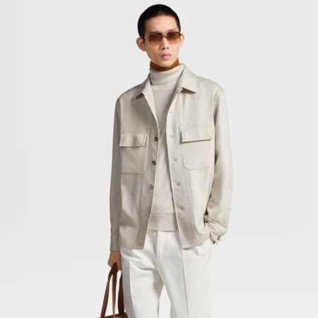 에르메네질도 제냐 남성 셔츠 재킷 - Ermenegildo Zegna Mens Shirt Jacket - zec13298x
