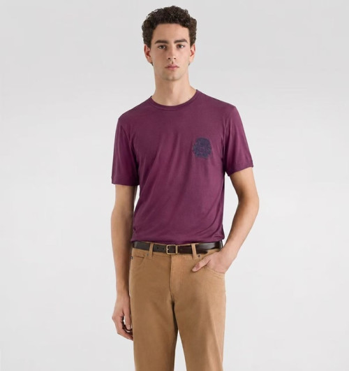 돌체앤가바나 남성 라운드 반팔 티셔츠 - Dolce&Gabbana Mens Round Tshirt - doc13301x