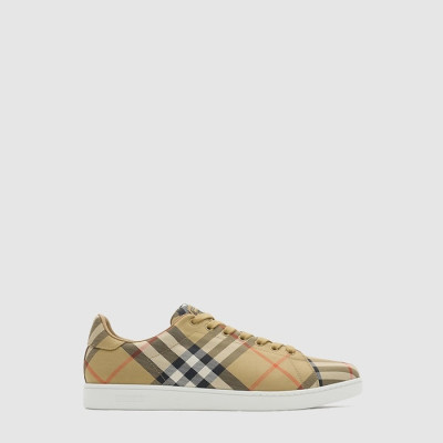버버리 남성 체크 세트 스니커즈 - Burberry Mens Check Set Sneakers - bus8977x