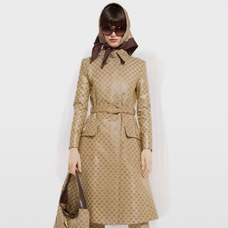 구찌 여성 트렌치 코트 - Gucci Womens Trenchy Coat - guc13324x