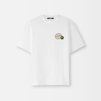 자크뮈스 남성 라운드 반팔티 - Jacquemus Mens Round Tshirt - jac13356x