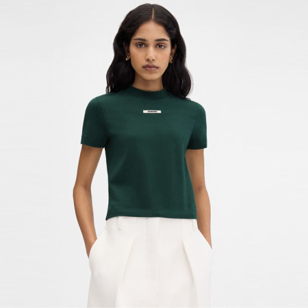 자크뮈스 여성 라운드 반팔티 - Jacquemus Womens Round Tshirt - jac13361x