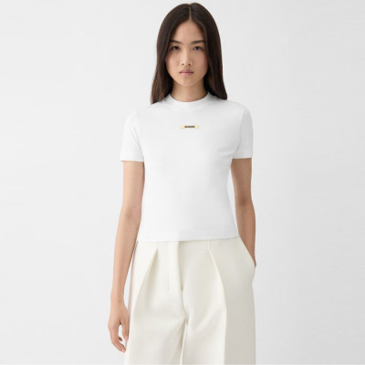 자크뮈스 여성 라운드 반팔티 - Jacquemus Womens Round Tshirt - jac13363x