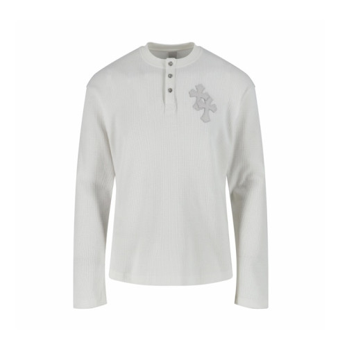 크롬하츠 남성 라운드 긴팔티 - Chrome Hearts Mens Round Tshirt - chc13372x