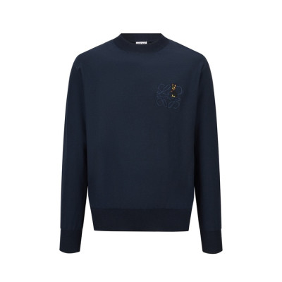 로에베 남성 라운드 스웨터 - Loewe Mens Round Sweater - loc13380x